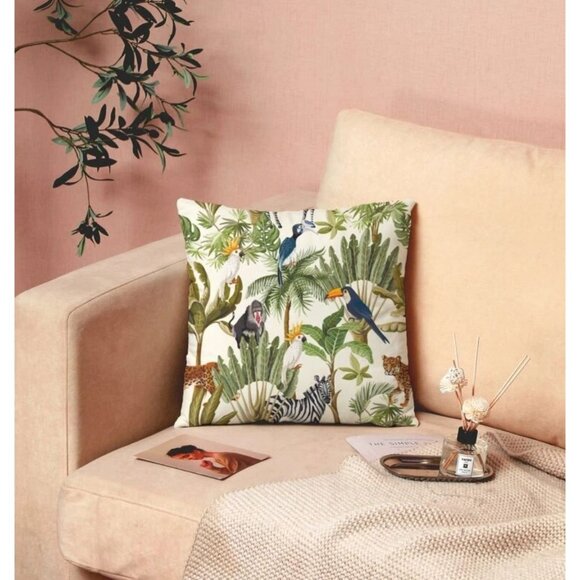 TROPICAL Set of 2 Pillowcases NEW New without tags - Picture 1 of 4